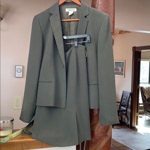 Alfani grey/green Blazer and Skirt.